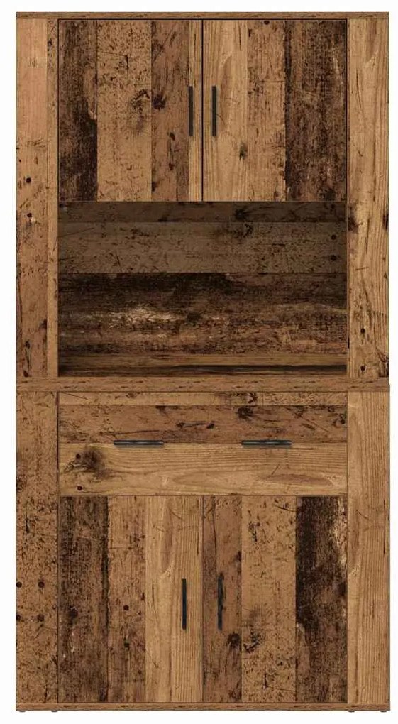 Highboard Madeira Antiga 80x33x150 cm Madeira De Engenharia