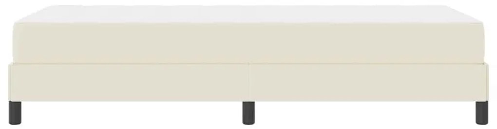 Cama Outros Creme 100 x 200 cm Couro sintético