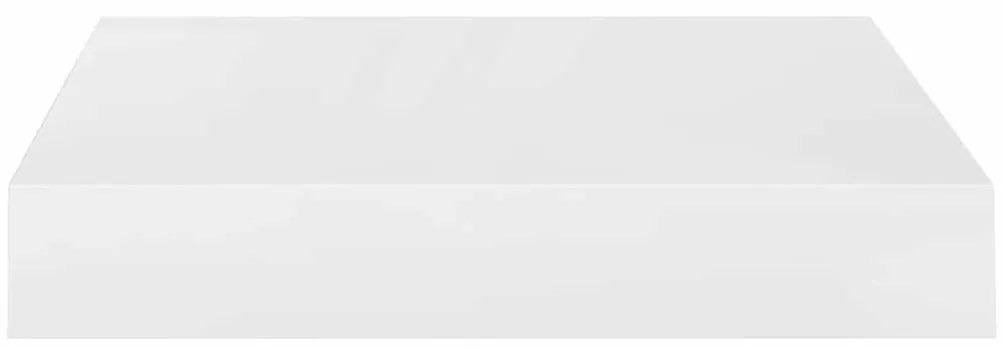 Prateleiras de parede suspensas 4 pcs 23x23,5x3,8cm MDF branco