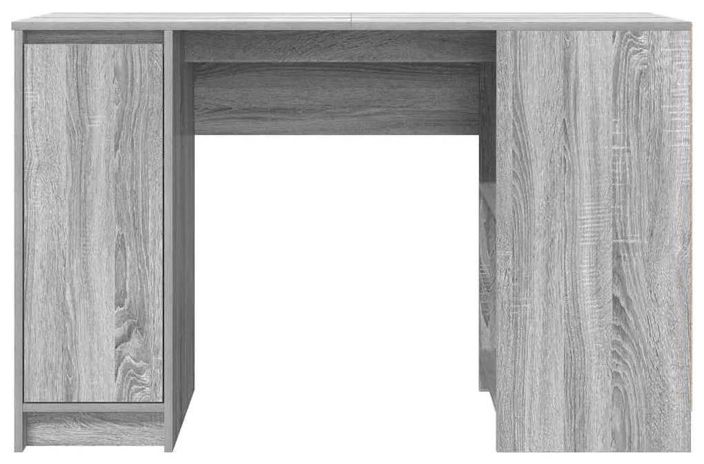 Secretária 120x42x76 cm derivados de madeira cinzento sonoma