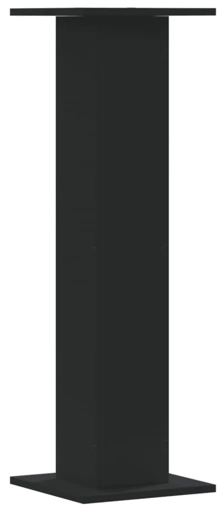 Suportes p/ plantas 2 pcs 30x30x95 cm derivados madeira preto