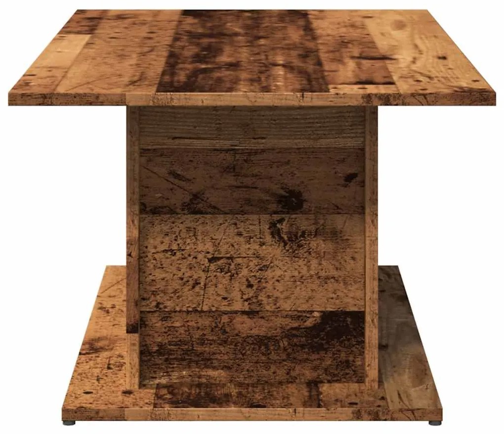 Mesa de centro 102x55,5x40cm derivados de madeira madeira velha