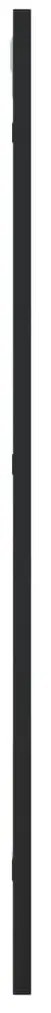 Espelho de parede retangular 40x80 cm ferro preto