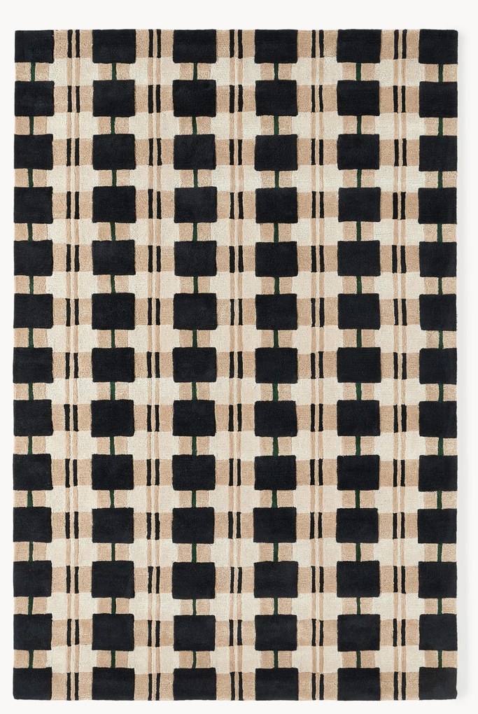 Tapete em lã artesanal Kimi