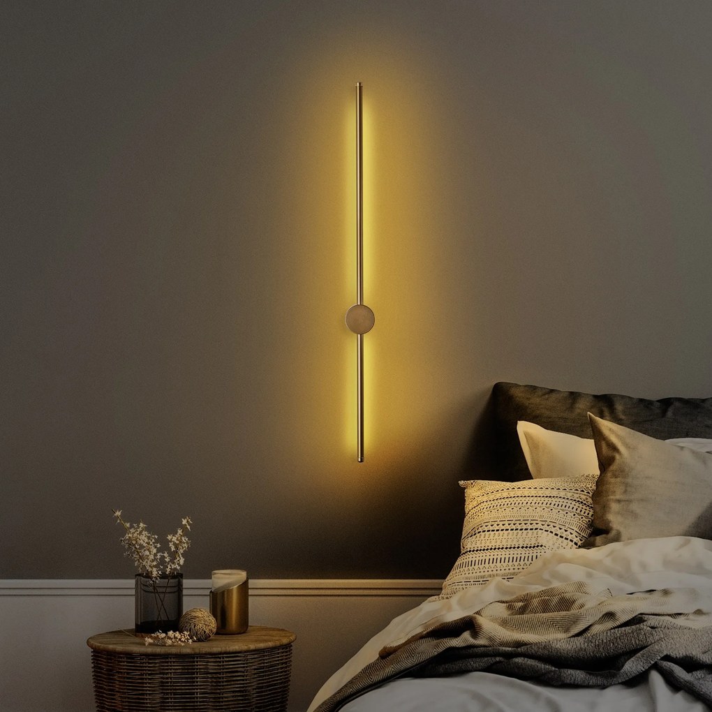 Aplique de Parede Sword – Dourado – 91 cm x 10 cm x 7 cm