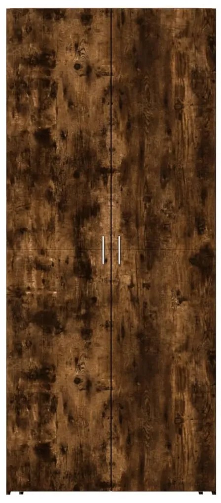 Armário alto 80x42,5x185 cm deriv. de madeira carvalho fumado