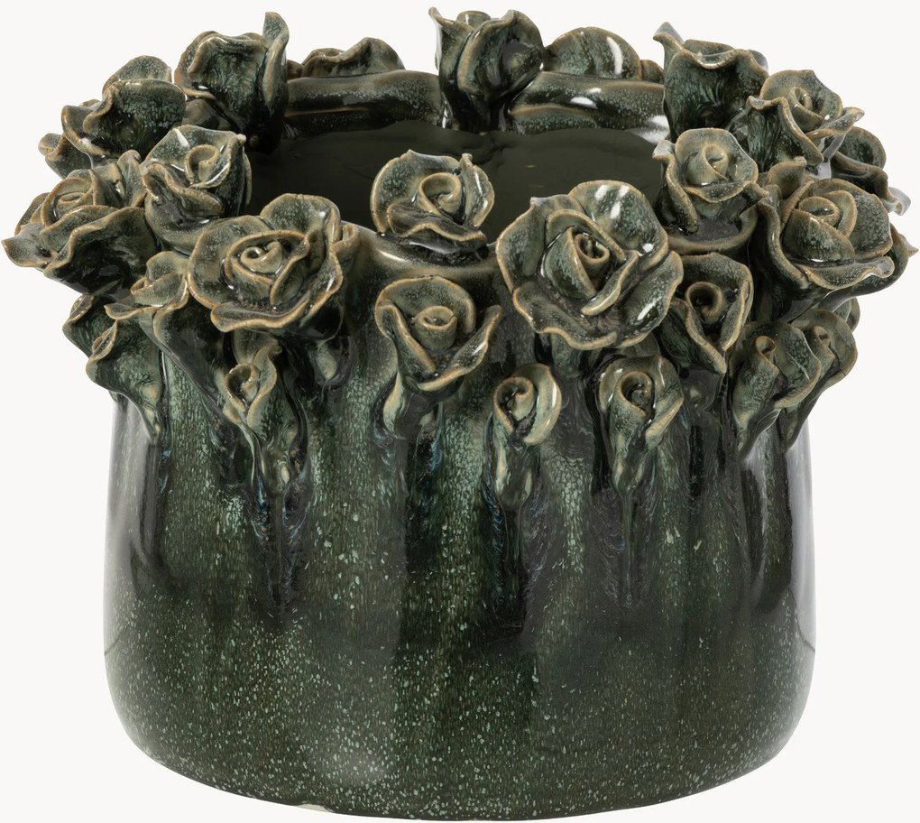 Vaso para plantas em cerâmica Roses