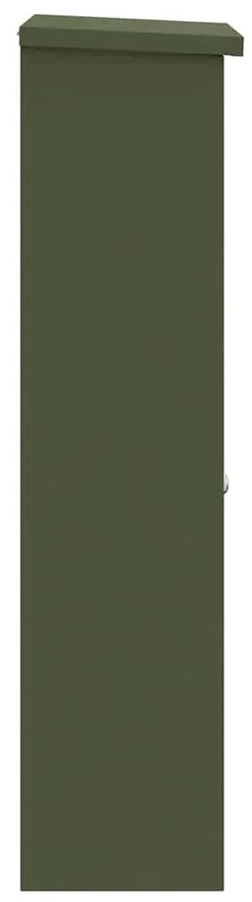 Caixa para entrega de pacotes Verde-oliva 44,5 x 29 x 110,5 cm