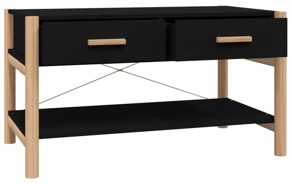 Mesa de centro 82x48x45 cm derivados de madeira preto