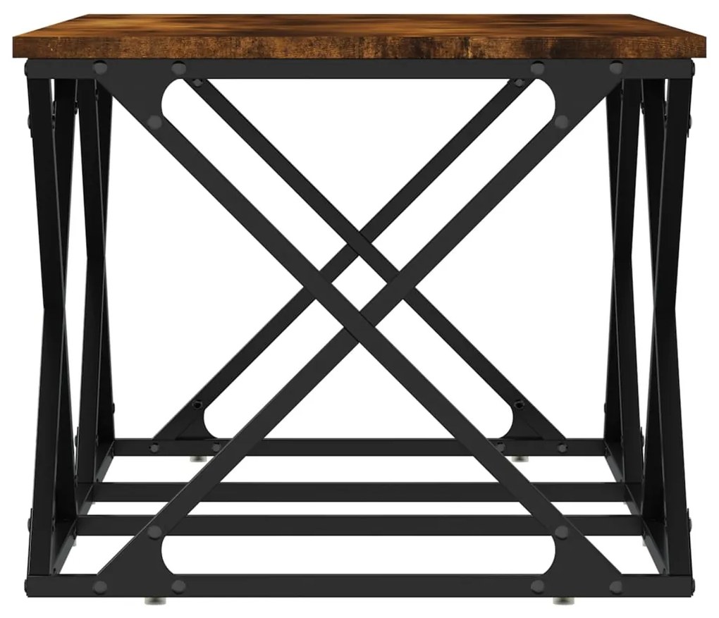 Mesa de centro 100x49x40 cm derivados madeira carvalho fumado