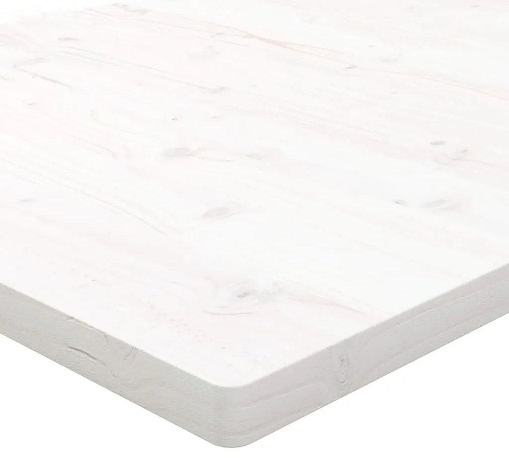 Tampo de secretária 100x50x2,5 cm pinho maciço branco
