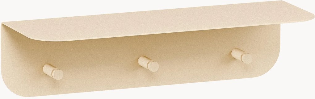 Prateleira de parede para chapéus em metal com cabide Malou