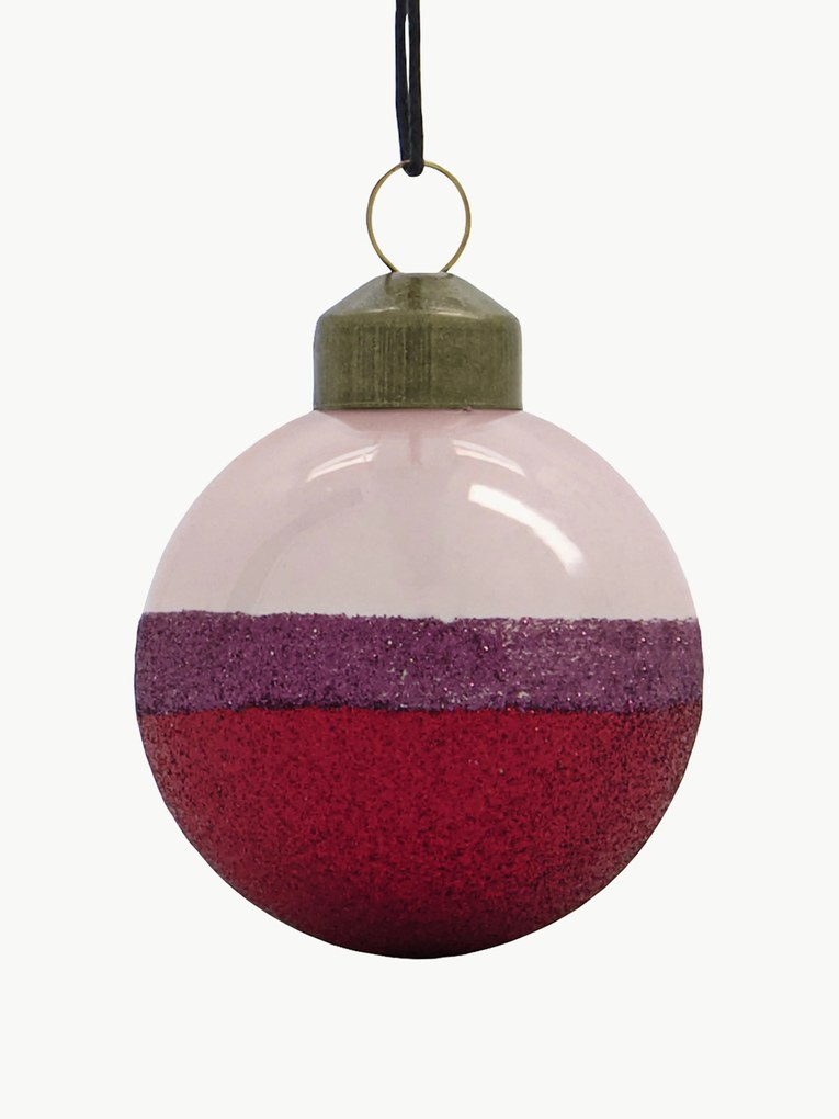 Christmas Balls Stripe, Set of 4