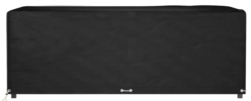 Capa p/ mobiliário de jardim 12 ilhós 213x132x75 cm retangular