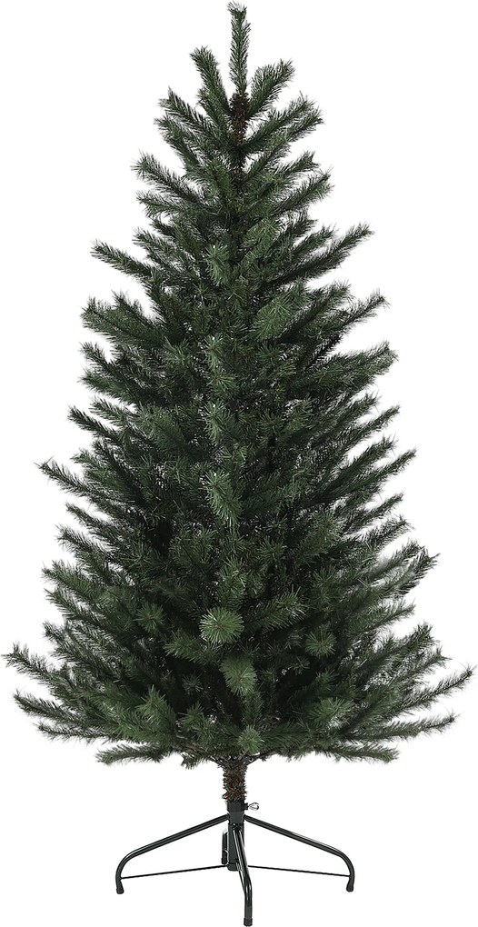 Árvore de Natal artificial de 180 cm com suporte dobrável em aço, 467 ramos, decoração de Natal, verde