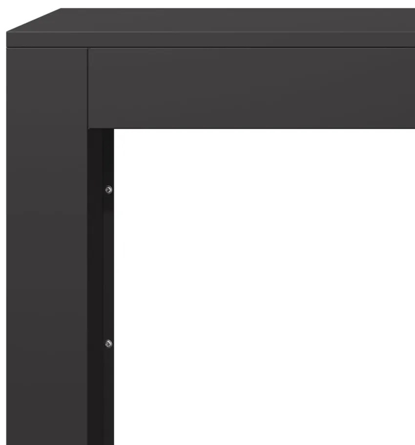 Suporte para lenha 60x40x80 cm aço preto