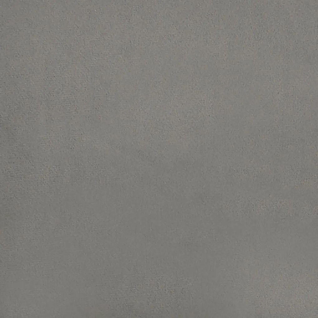 Estrutura de cama sem colchão 90x200 cm veludo cinzento-claro