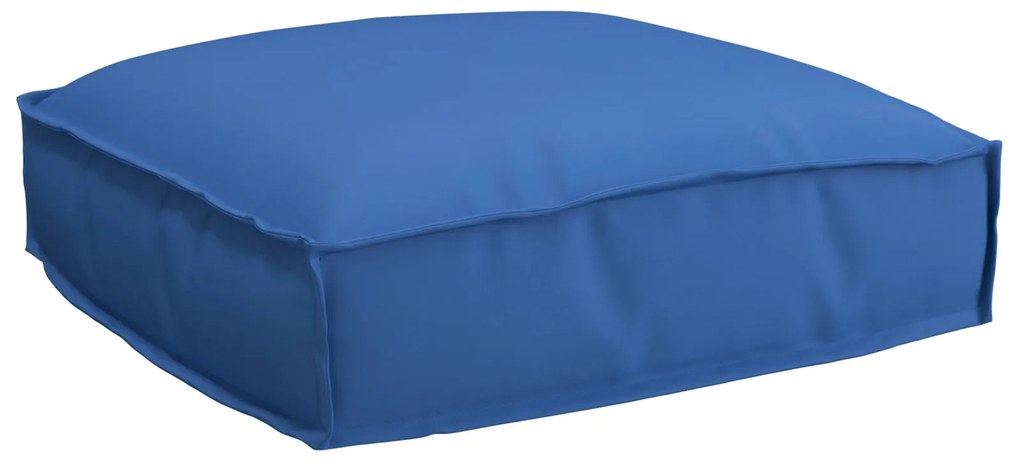 Conjunto de Almofadas para Palete de 2 Peças em Tecido Oxford Azul Roy