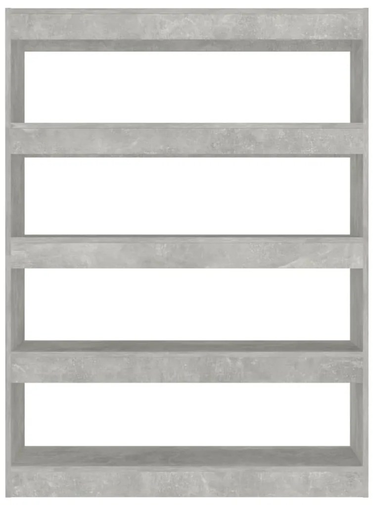 Estante/divisória 100x30x135 cm cor cinzento cimento