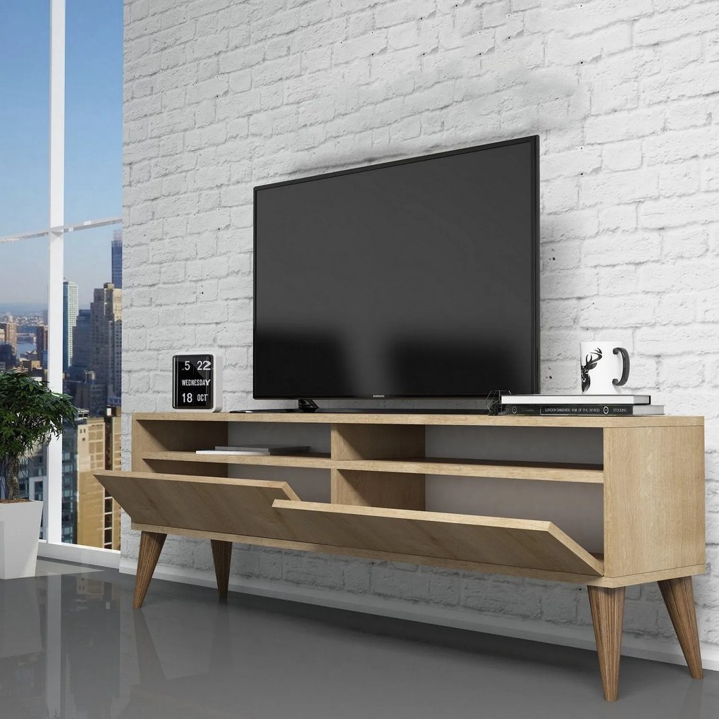 Móvel TV Best – Carvalho – 150 cm x 30 cm x 50 cm