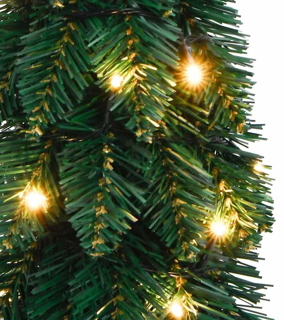 Árvore de Natal artificial pré-iluminada com 30 luzes LED 60 cm