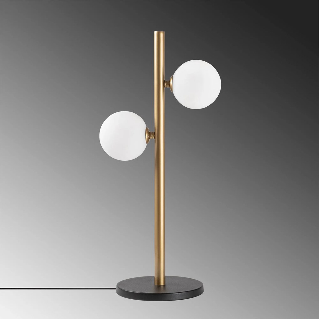 Candeeiro de Mesa Domino – Vintage – 26 x 18 x 52 cm