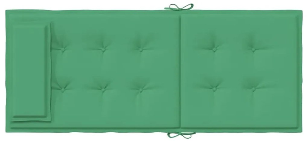 Almofadões p/ cadeira encosto alto 6 pcs tecido oxford verde