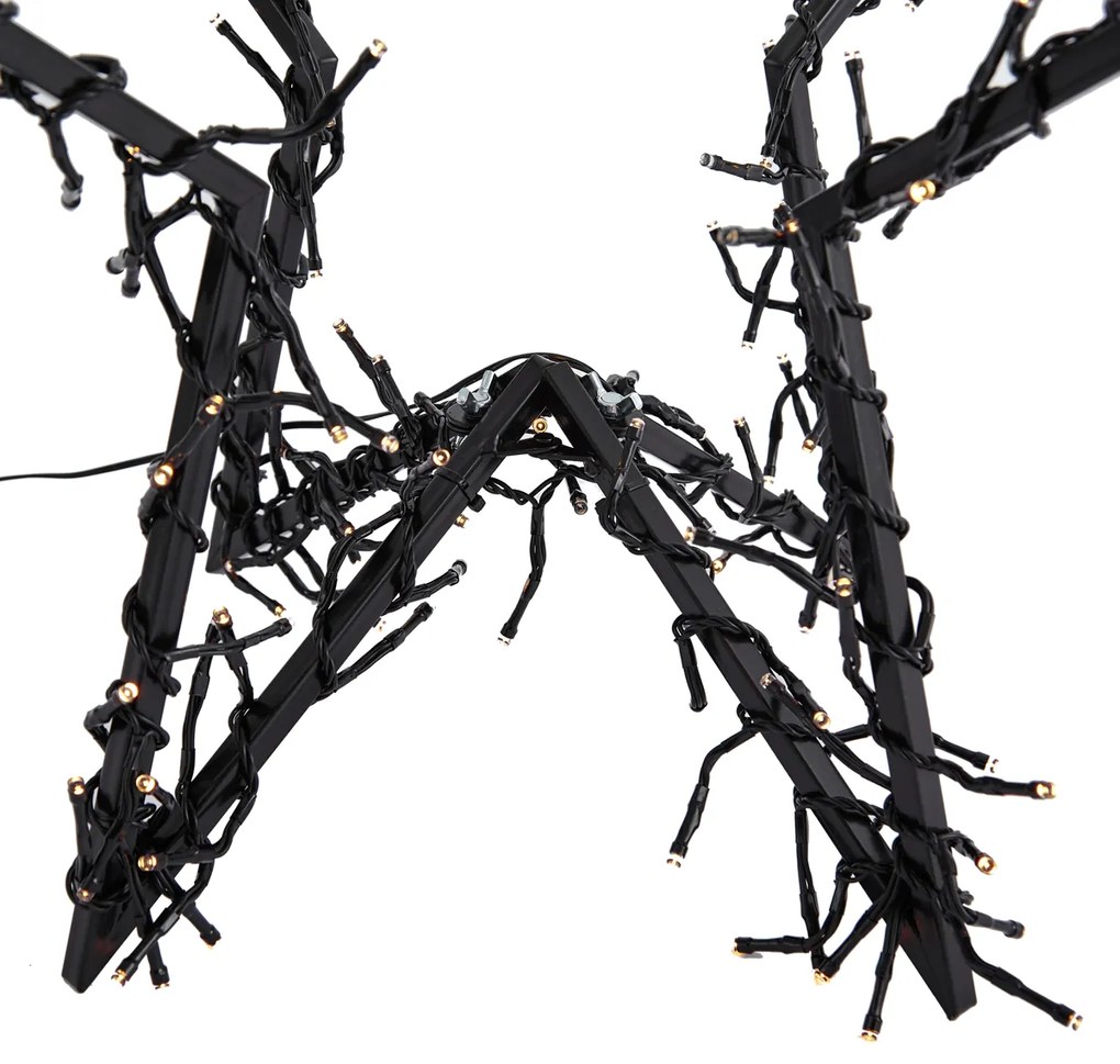 Estrela de Natal Estrela Preta incl. LED IP44 - Brilli