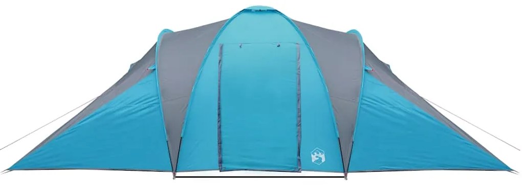 Tenda familiar em cúpula para 6 pessoas impermeável azul