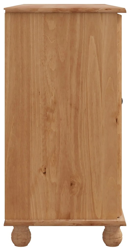 Sideboard 'ASKIM'133,5x40x79 cm Madeira de Pinheiro Sólido