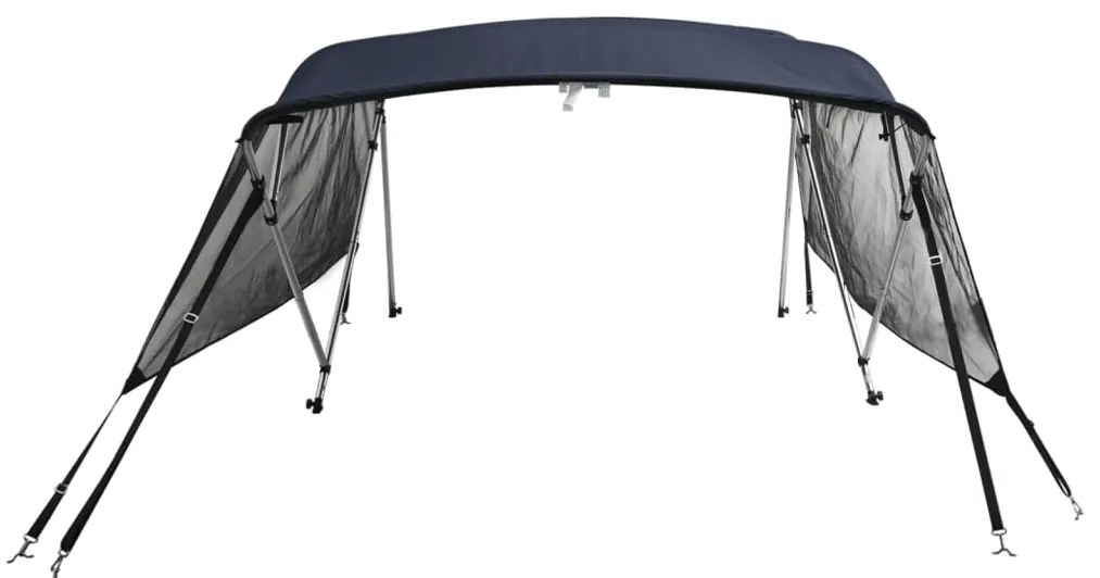 Toldo 4 arcos Bimini paredes malha laterais 243x(200-213)x137cm
