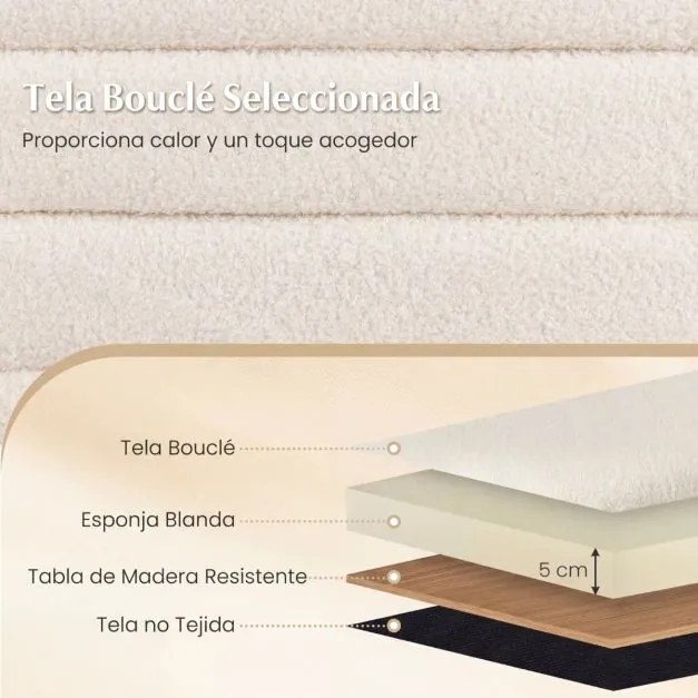 Banco arrumação estofado com tampa rebatível 123,5 x 46 x 42,5 cm, 2 amortecedores a gás, capacidade de carga de 300 kg, para a entrada do quarto, cre