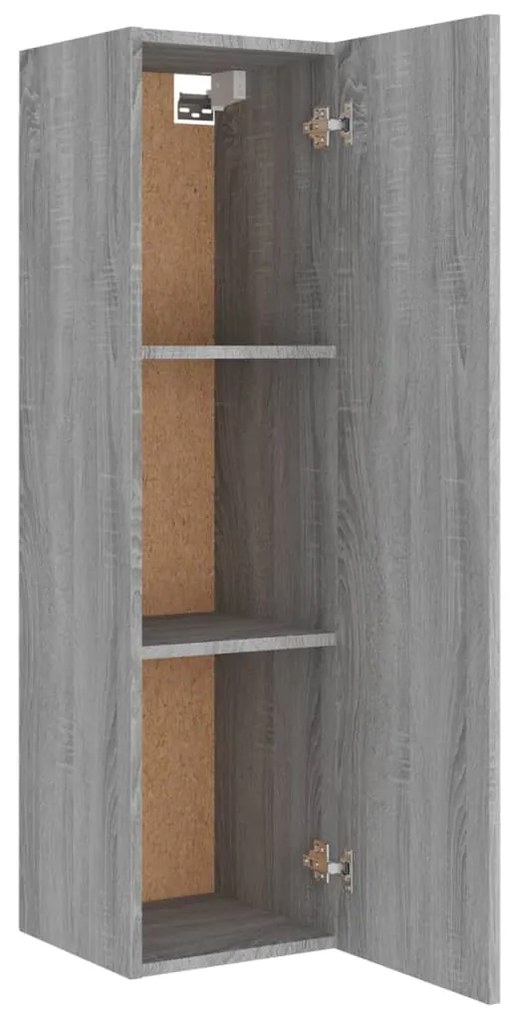 Conjunto móveis de TV 8 pcs madeira processada sonoma cinza