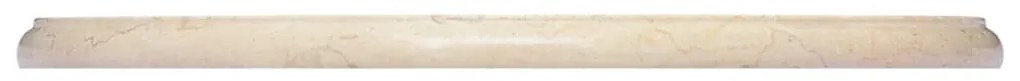 Tampo de mesa Ø50x2,5 cm mármore cor creme