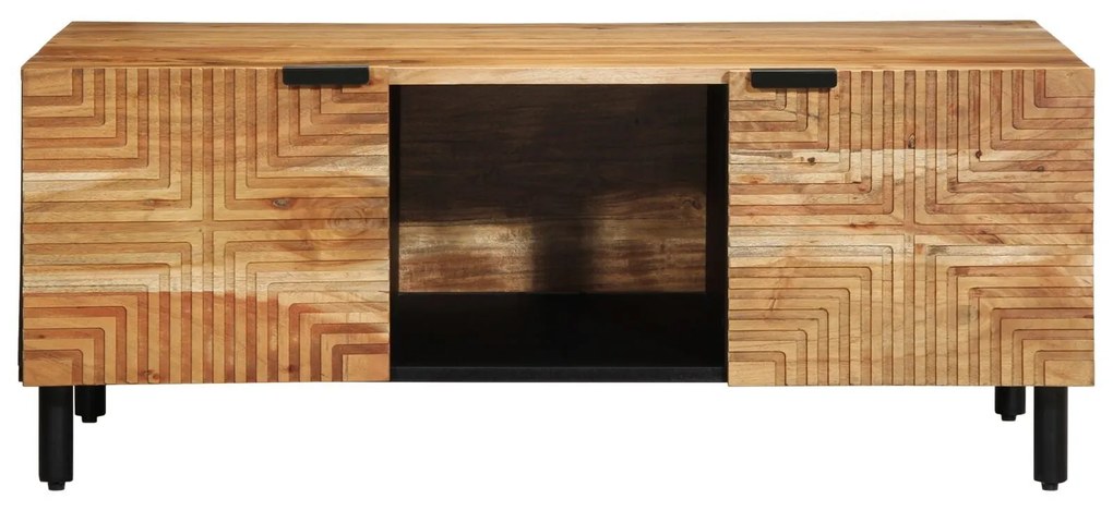 Mesa de centro vidaXL 100x54x40 cm Madeira de Acácia Sólida