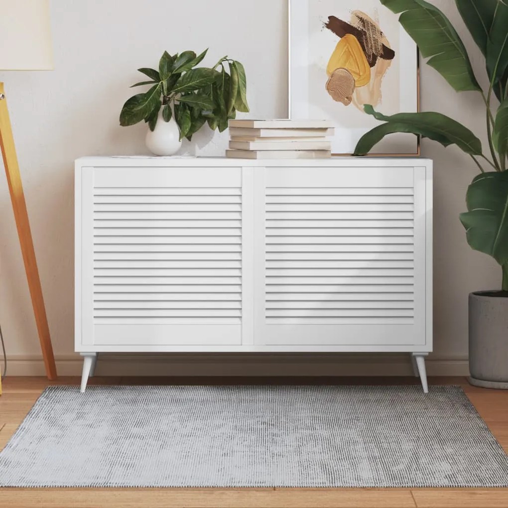 Portas de armário 2 pcs design de persiana pinho maciço branco