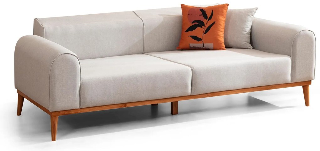 ****
Sofá-cama de 3 Lugares Kapri – Creme – 220x84x77 cm
**