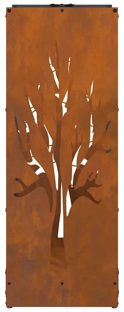 Rack Lenha 40x30x80 cm aço resistente às intempéries