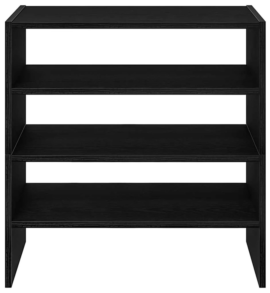 Sapateiras 2 pcs empilháveis 60x30x30,5 cm carvalho preto
