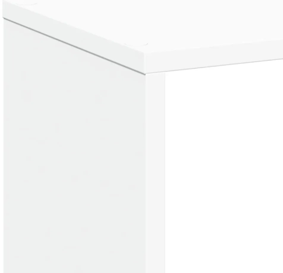Estante divisória 67x25x161,5 cm derivados de madeira branco