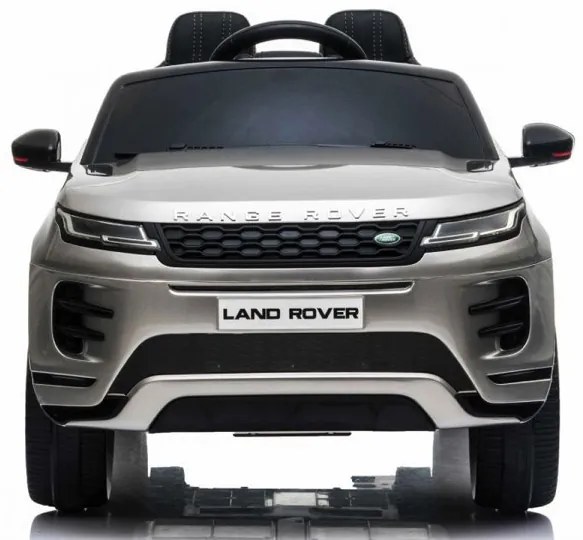 Carro elétrico para crianças 12V Range Rover Evoque pneus borracha e assento pele sintetica Cinzento