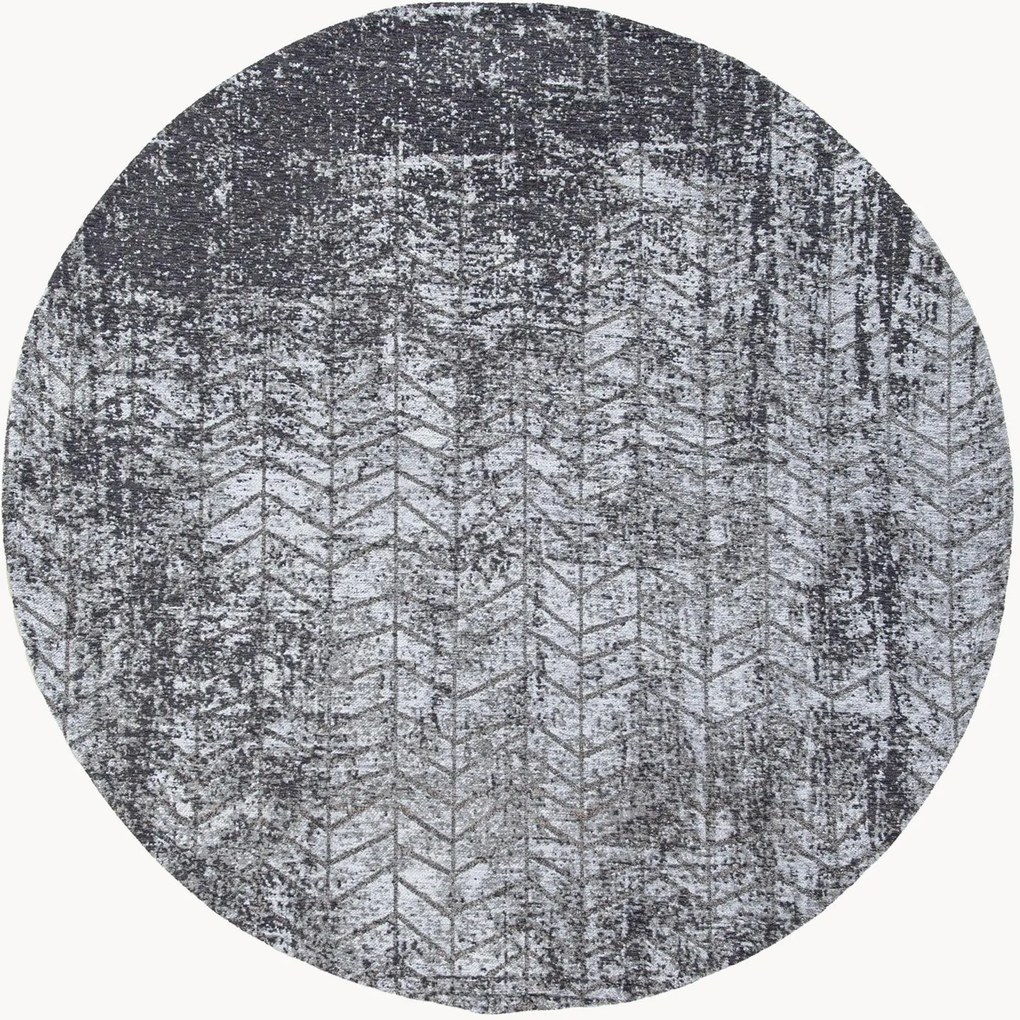 Tapete redondo lavável para interior e exterior Alpine