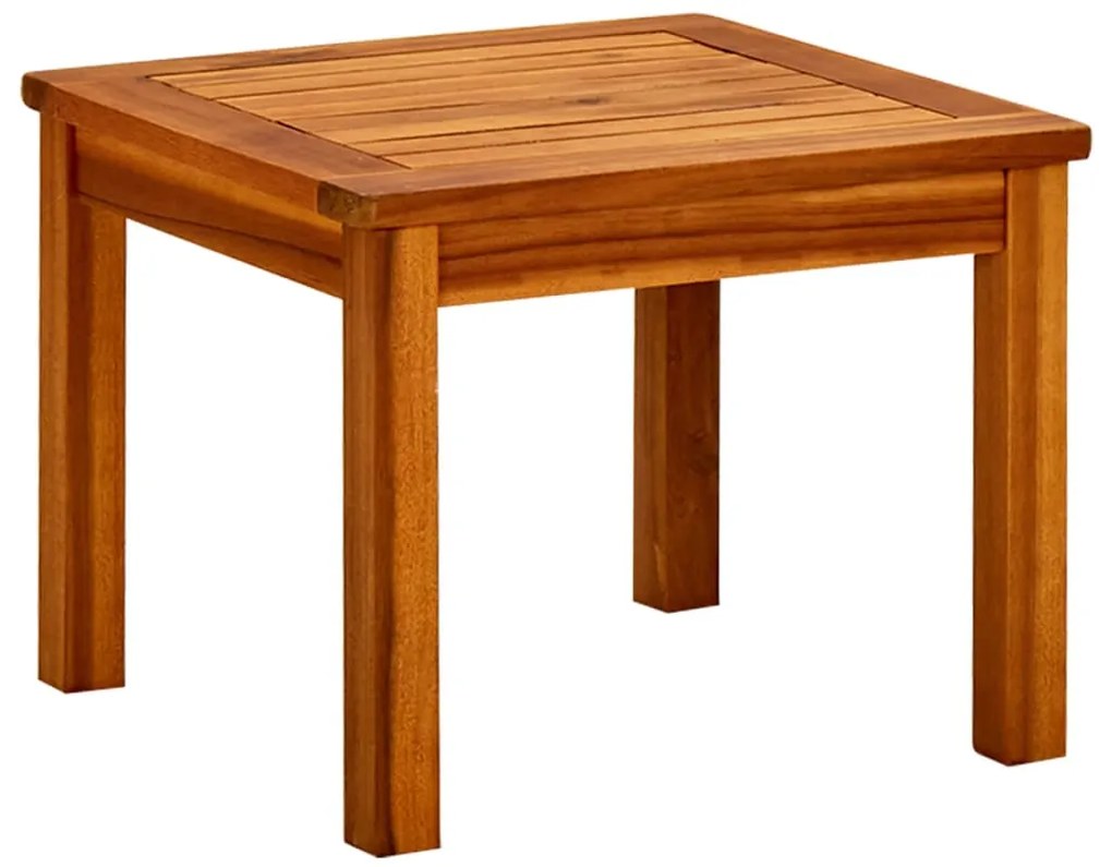 Mesa de centro p/ jardim 45x45x36 cm madeira de acácia maciça