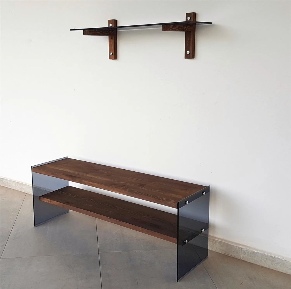 Unidade de TV TV101 – Nogueira – 120x45x35 cm