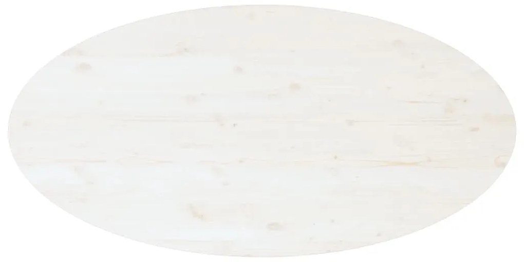 Mesa de centro 110x55x45 cm madeira de pinho maciça branco