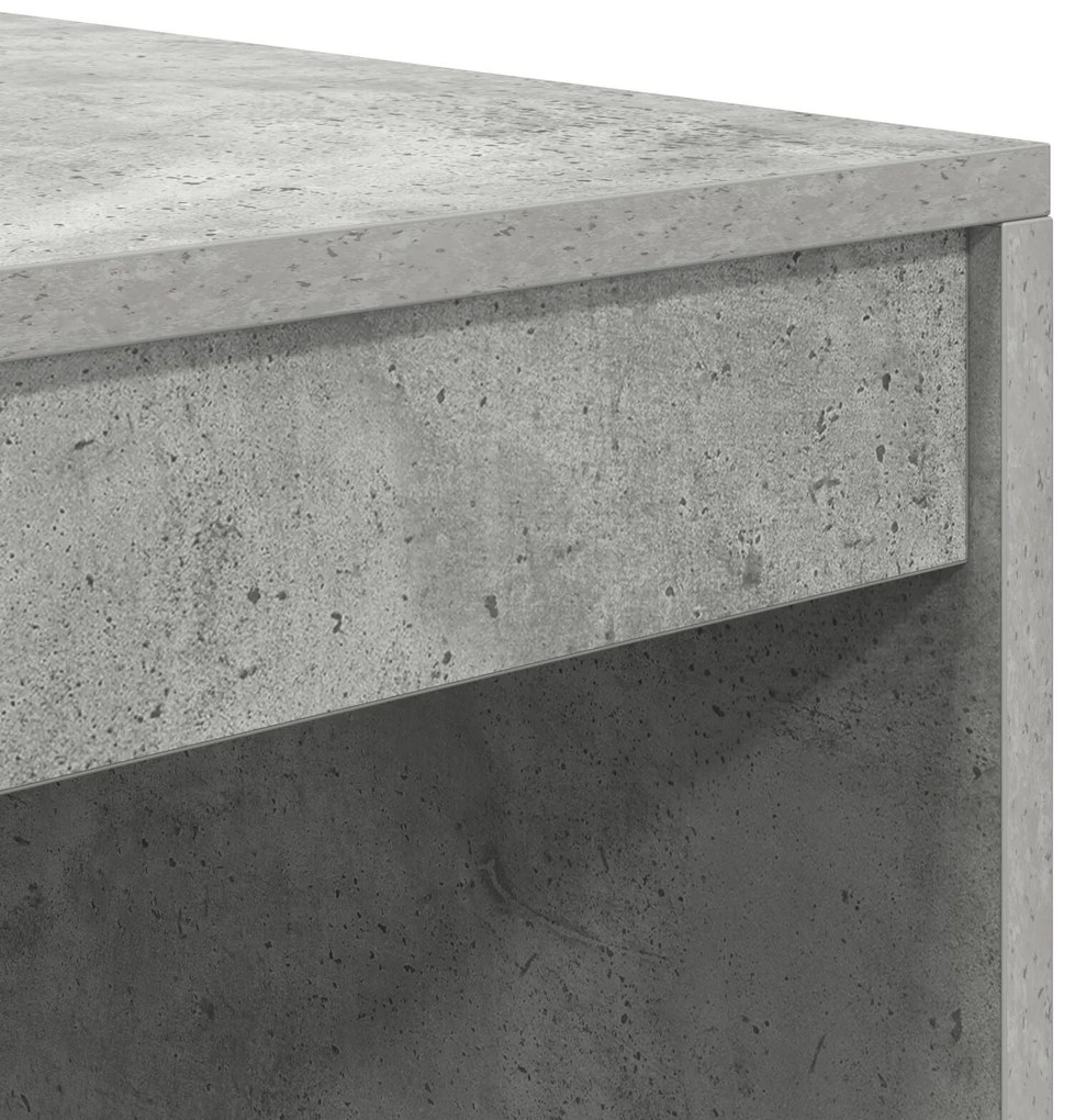 Escrivaninha de computador Cinza concreto Placa de MDF