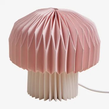 Candeeiro De Mesa De Papel Aridiana Kids Rosa Algodão Doce - Sklum