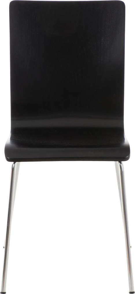 Conjunto de 2 cadeiras de cozinha e sala de jantar Pepe 43 x 87 x 47 cm Preto