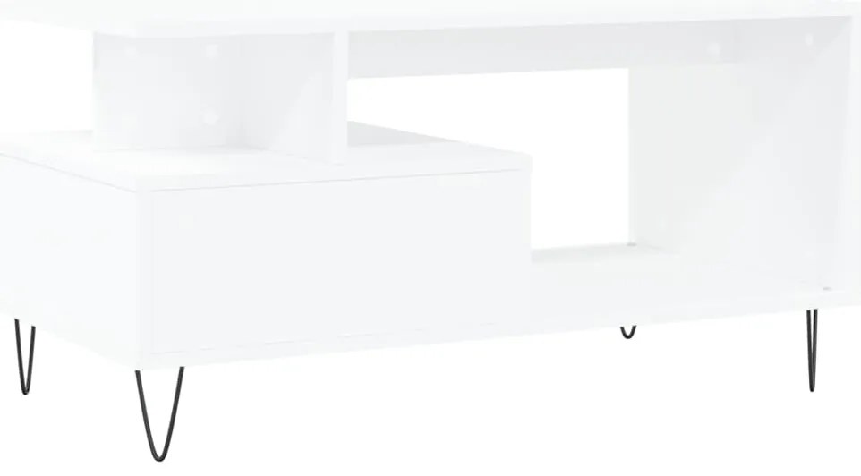 Mesa de centro 90x49x45 cm derivados de madeira branco