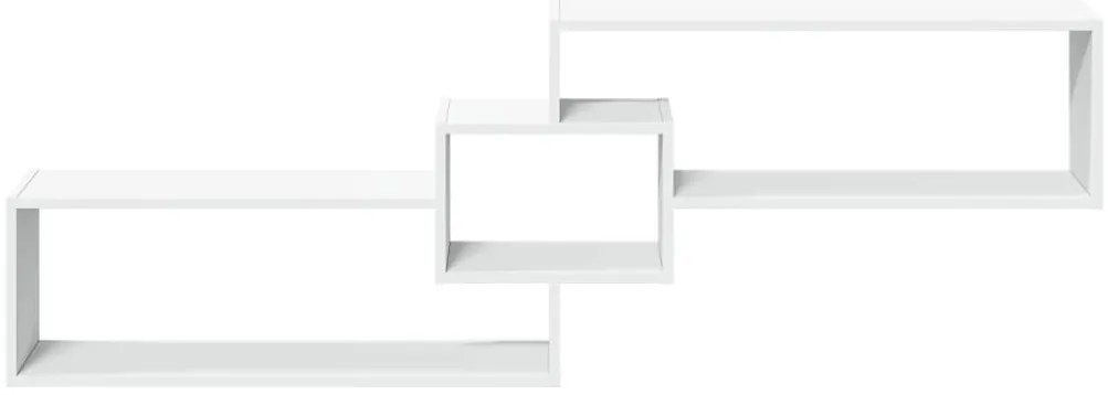 Armário de parede 158x18x53 cm derivados de madeira branco